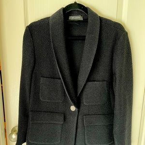 St. John Boucle Tweed Jacket With Pockets